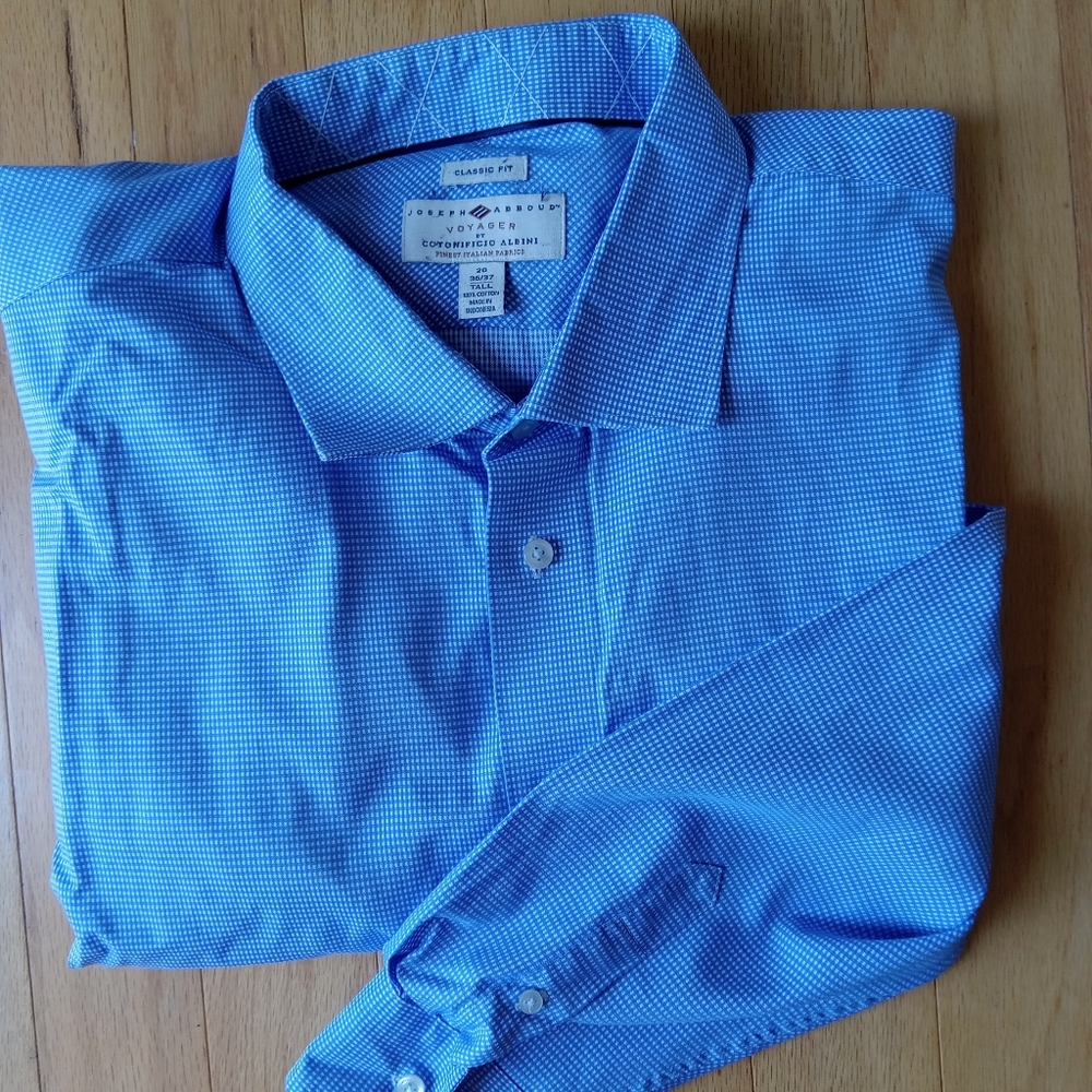 Men's Joseph Abboud 20 36-37 Tall Long Sleeve Shirt - Big & Tall
